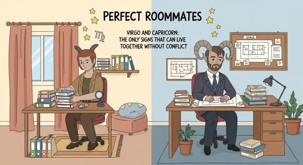 Perfect Roommates: Why Virgo and Capricorn Are The Only Signs That Can Live Together Without Conflict